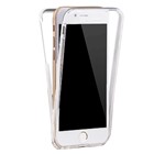 Microsonic iPhone 8 Kılıf 6 tarafı tam full koruma 360 Clear Soft Şeffaf