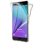 Microsonic Samsung Galaxy Note 5 Kılıf New 6 tarafı tam full koruma 360 Clear Soft Şeffaf