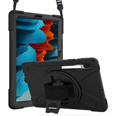 Microsonic Samsung Galaxy Tab S9 FE Kılıf Heavy Defender Siyah