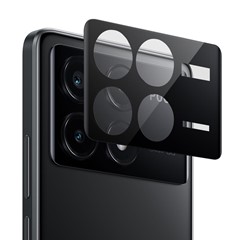 Microsonic Xiaomi Poco X6 Pro 5G Kamera Lens Koruma Camı V2 Siyah