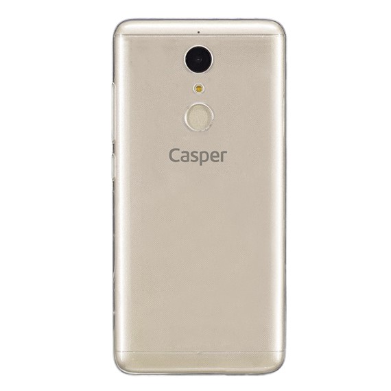 Microsonic Casper Via G1 Plus Kılıf Transparent Soft Beyaz 2
