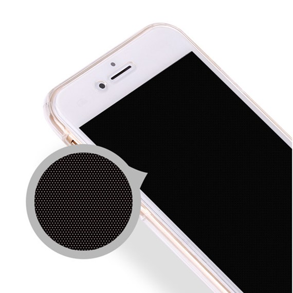 Microsonic iPhone 7 Plus Kılıf 6 tarafı tam full koruma 360 Clear Soft Şeffaf 4