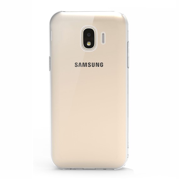 Microsonic Samsung Galaxy J2 Pro 2018 Kılıf Transparent Soft Beyaz 2