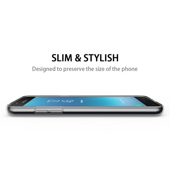 Microsonic Samsung Galaxy J2 Pro 2018 Kılıf Transparent Soft Beyaz 4