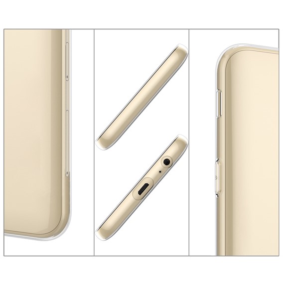 Microsonic Samsung Galaxy J6 Kılıf Transparent Soft Beyaz 4