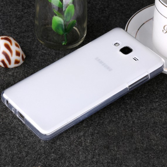 Microsonic Samsung Galaxy J5 2016 Kılıf Transparent Soft Beyaz 3