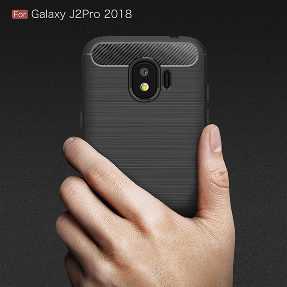 Microsonic Samsung Galaxy J2 Pro 2018 Kılıf Room Silikon Siyah 5