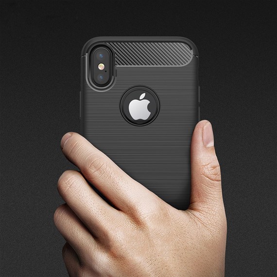 Microsonic Apple iPhone X Kılıf Room Silikon Siyah 4