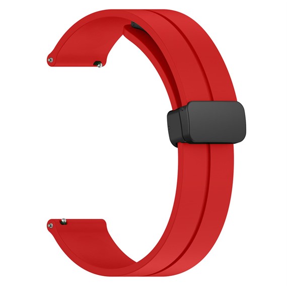 Microsonic Samsung Galaxy Watch Active Kordon Ribbon Line Kırmızı 1