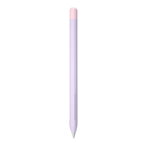 Microsonic Apple Pencil 2 nesil Kılıf Mat Silikon Pembe Lila 1