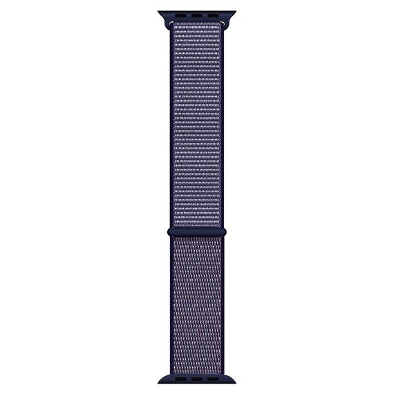 Microsonic Apple Watch Series 2 38mm Hasırlı Kordon Woven Midnight Blue 1