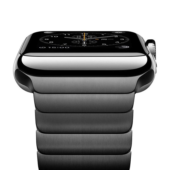 Microsonic Apple Watch SE 2022 40mm Kordon Link Bracelet Band Gümüş 4