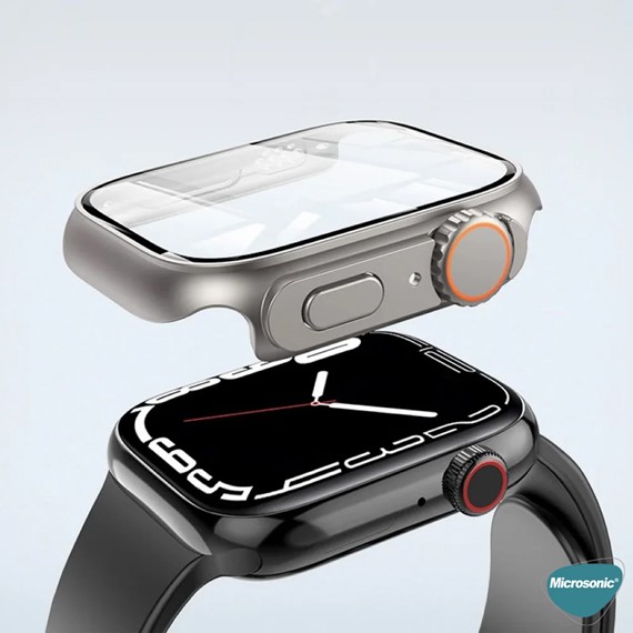 Microsonic Apple Watch Series 1 38mm Kılıf Apple Watch Ultra Dönüştürücü Ekran Koruyucu Kasa Yıldız Işığı 3
