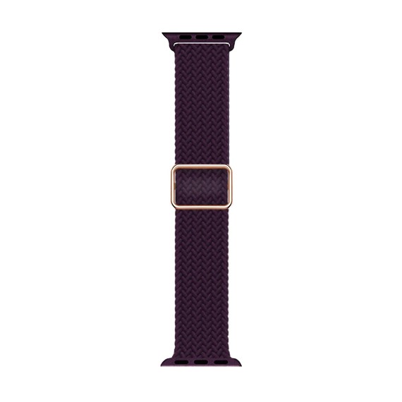 Microsonic Apple Watch Series 5 40mm Kordon Knitted Fabric Loop Bordo 1