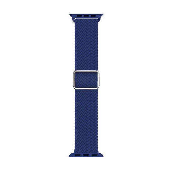 Microsonic Apple Watch Series 7 41mm Kordon Knitted Fabric Loop Lacivert 1