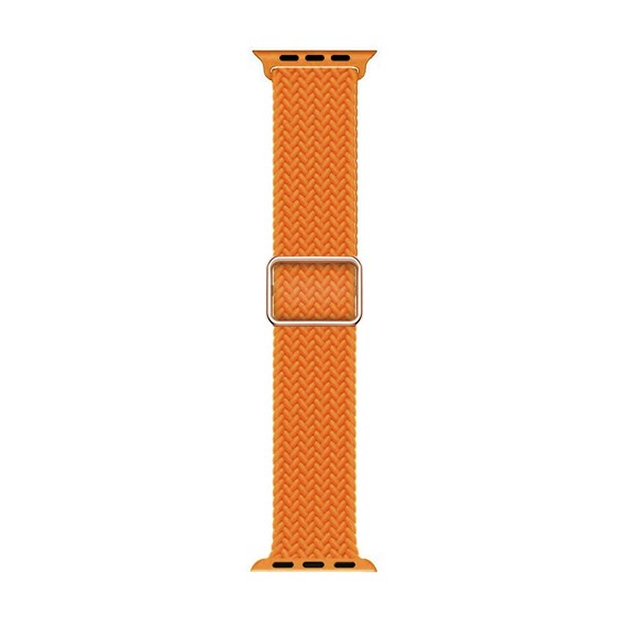 Microsonic Apple Watch SE 2022 44mm Kordon Knitted Fabric Loop Turuncu 1