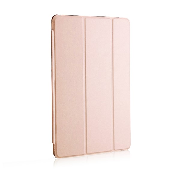 Microsonic Apple iPad Pro 12 9 2020 4 Nesil Kılıf A2229-A2069-A2232 Slim Translucent Back Smart Cover Rose Gold 2