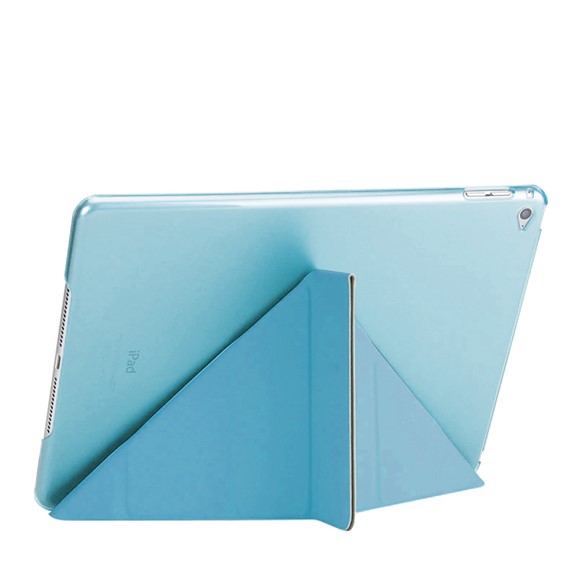 Microsonic Apple iPad Air 2 A1566-A1567 Folding Origami Design Kılıf Turkuaz 2