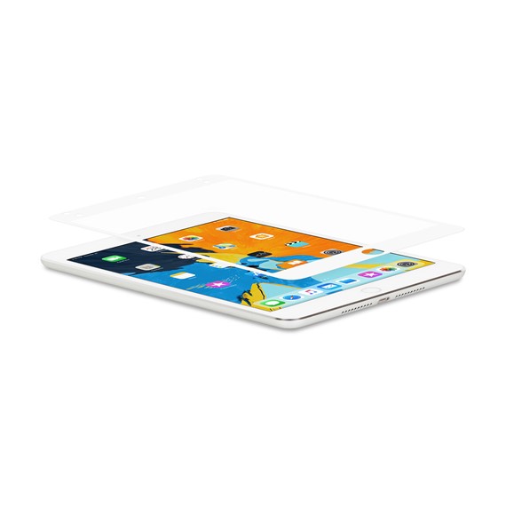 Microsonic Apple iPad Mini 1 2 3 Tam Kaplayan Temperli Cam Ekran Koruyucu Beyaz 4