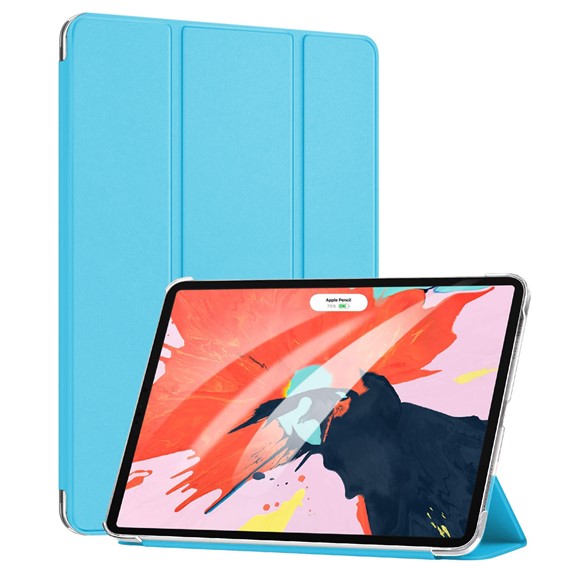 Microsonic Apple iPad Pro 12 9 2018 A1876-A2014-A1895-A1983 Smart Case ve arka Kılıf Mavi 1