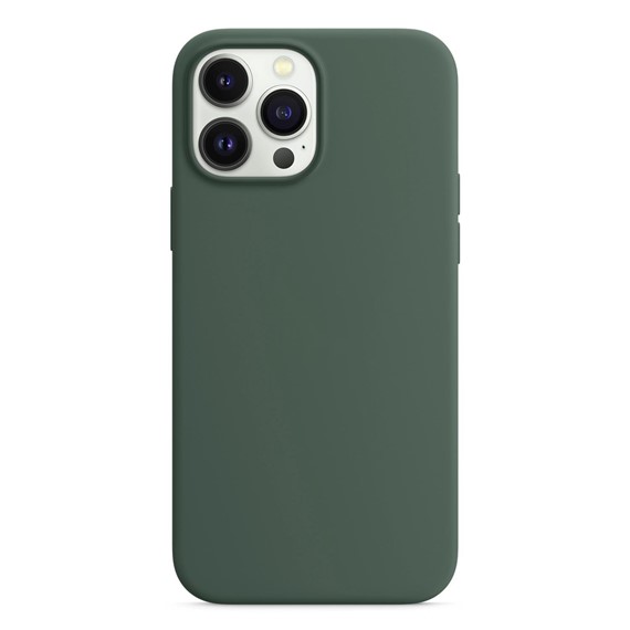 Microsonic Apple iPhone 15 Pro Max Kılıf Liquid Lansman Silikon Yeşil 2