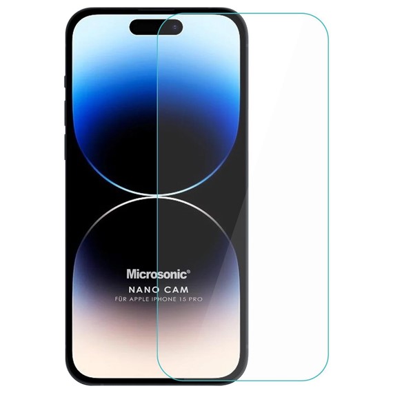 Microsonic Apple iPhone 15 Pro Nano Glass Cam Ekran Koruyucu 1