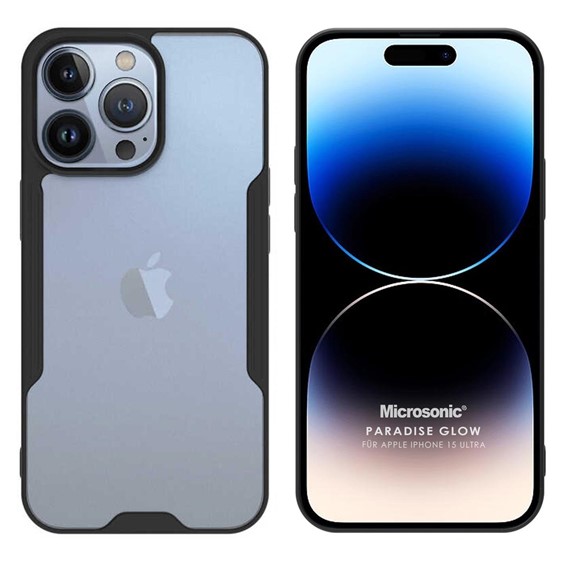 Microsonic Apple iPhone 15 Pro Max Kılıf Paradise Glow Siyah 1