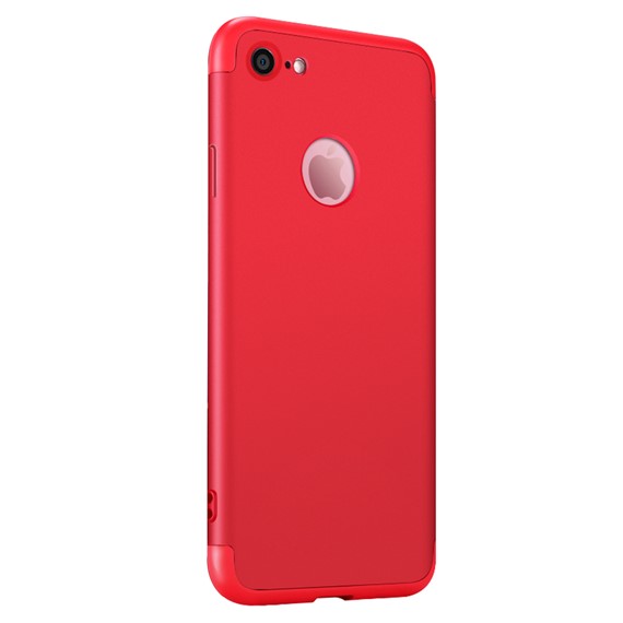 Microsonic Apple iPhone 6 Kılıf Double Dip 360 Protective Kırmızı 2