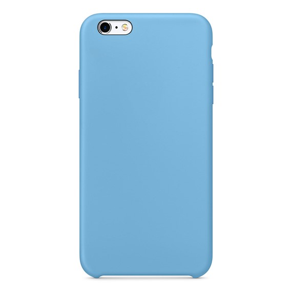 Microsonic Apple iPhone 6S Plus Kılıf Liquid Lansman Silikon Kantaron Mavisi 2