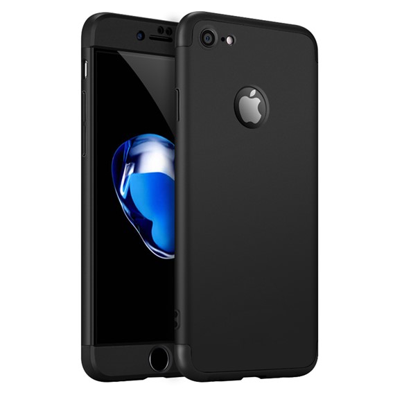 Microsonic Apple iPhone 6S Kılıf Double Dip 360 Protective Siyah 1