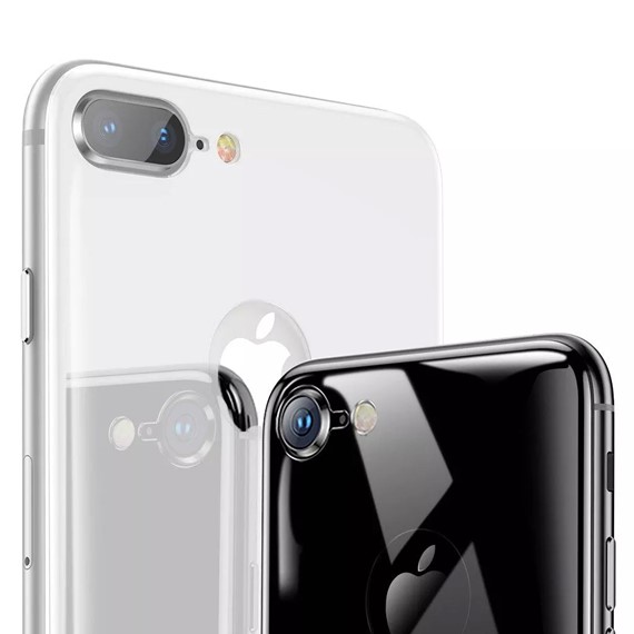 Microsonic Apple iPhone 7 Arka Tam Kaplayan Temperli Cam Koruyucu Siyah 5