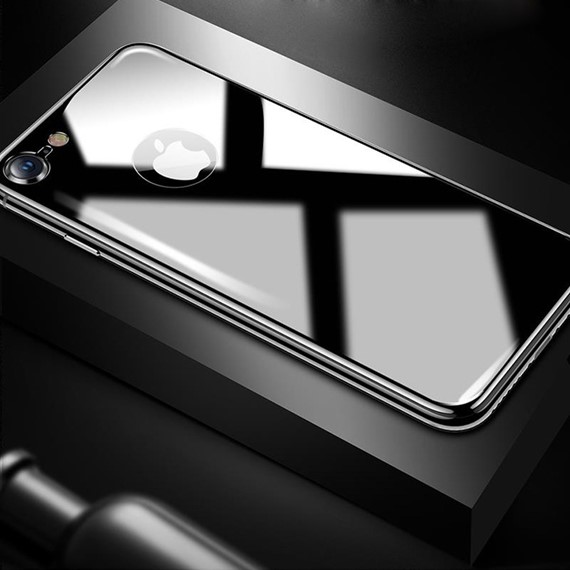 Microsonic Apple iPhone 7 Arka Tam Kaplayan Temperli Cam Koruyucu Siyah 3