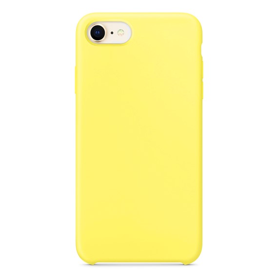 Microsonic Apple iPhone 7 Kılıf Liquid Lansman Silikon Güneş Sarısı 2