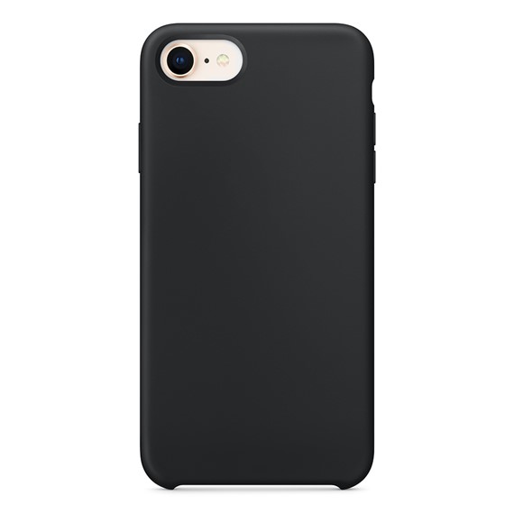 Microsonic Apple iPhone 7 Kılıf Liquid Lansman Silikon Siyah 2