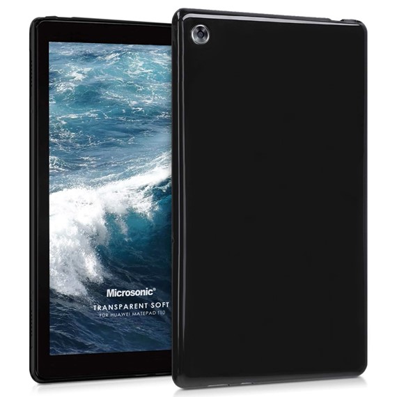 Microsonic Huawei MatePad T10 Kılıf Transparent Soft Siyah 1