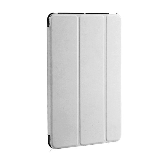 Microsonic Huawei MediaPad T3 10 Kılıf Slim Translucent Back Smart Cover Gümüş 2