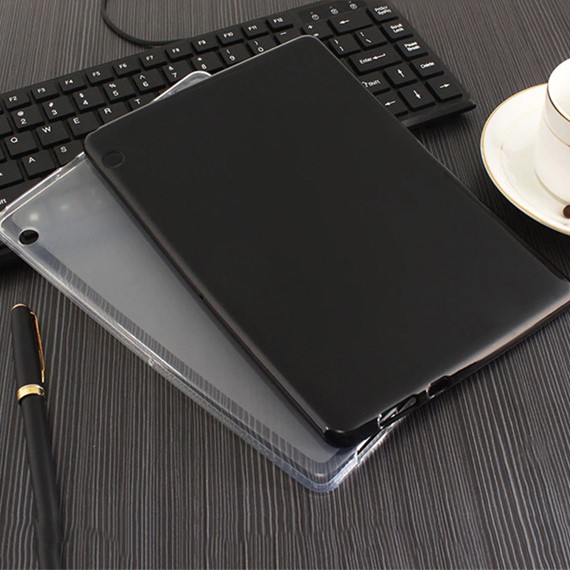 Microsonic Huawei MediaPad T5 10 Kılıf Transparent Soft Beyaz 4