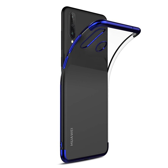 Microsonic Huawei P30 Lite Kılıf Skyfall Transparent Clear Mavi 2