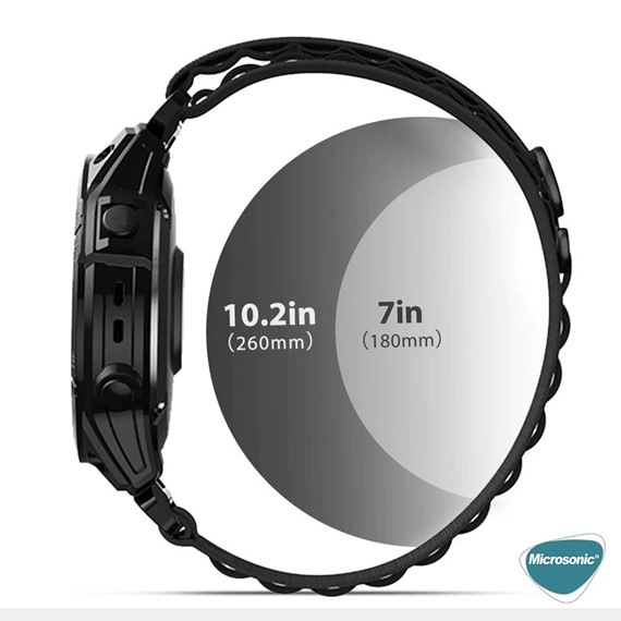 Microsonic Samsung Galaxy Watch Active Kordon Alpine Loop Turuncu 6