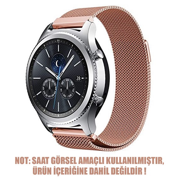 Microsonic Huawei Watch GT3 46mm Milanese Loop Kordon Rose Gold 2