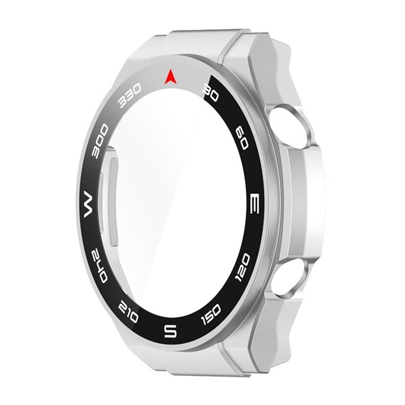 Microsonic Huawei Watch Ultimate Kılıf Clear Premium Slim WatchBand Gümüş 2
