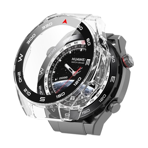 Microsonic Huawei Watch Ultimate Kılıf Clear Premium Slim WatchBand Şeffaf 1