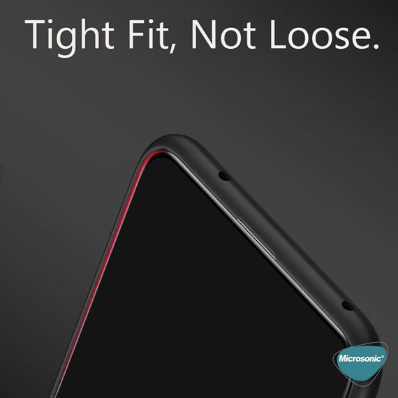 Microsonic Matte Silicone Xiaomi Redmi Note 11 Pro 5G Kılıf Kırmızı 4