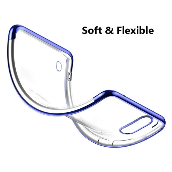Microsonic Samsung Galaxy A01 Kılıf Skyfall Transparent Clear Gümüş 3