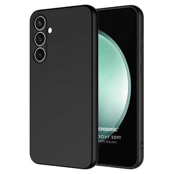 Microsonic Samsung Galaxy A55 Kılıf Groovy Soft Siyah 1
