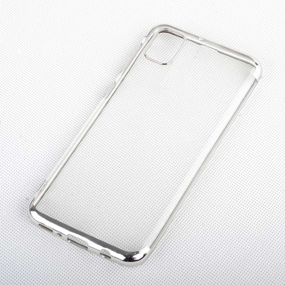 Microsonic Samsung Galaxy A81 Kılıf Skyfall Transparent Clear Gümüş 3