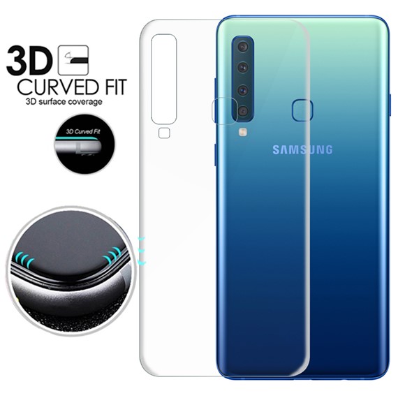 Microsonic Samsung Galaxy A9 2018 Ön Arka Kavisler Dahil Tam Ekran Kaplayıcı Film 2
