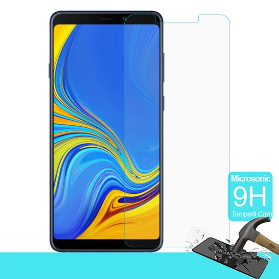 Microsonic Samsung Galaxy A9 2018 Temperli Cam Ekran Koruyucu 1
