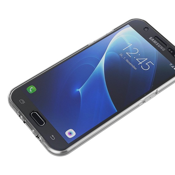 Microsonic Samsung Galaxy Grand Prime Plus Kılıf 6 tarafı tam full koruma 360 Clear Soft Şeffaf 4
