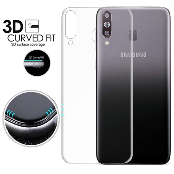 Microsonic Samsung Galaxy M30 Ön Arka Kavisler Dahil Tam Ekran Kaplayıcı Film 2
